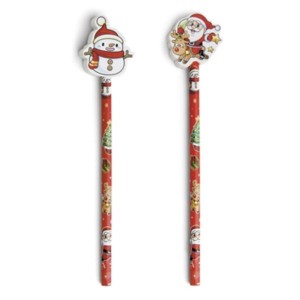 L&aacute;pis com figura em borracha